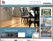 Tablet Screenshot of daltondirectcarpets.com